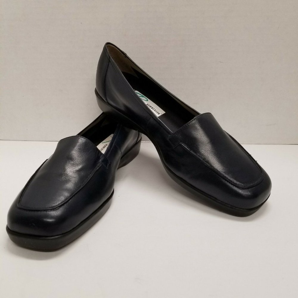 Ros Hommerson Womens Navy Blue Loafers Shoes 11W
